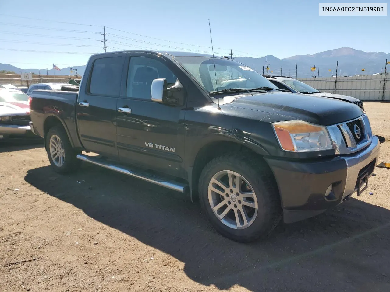 2014 Nissan Titan S VIN: 1N6AA0EC2EN519983 Lot: 71496934