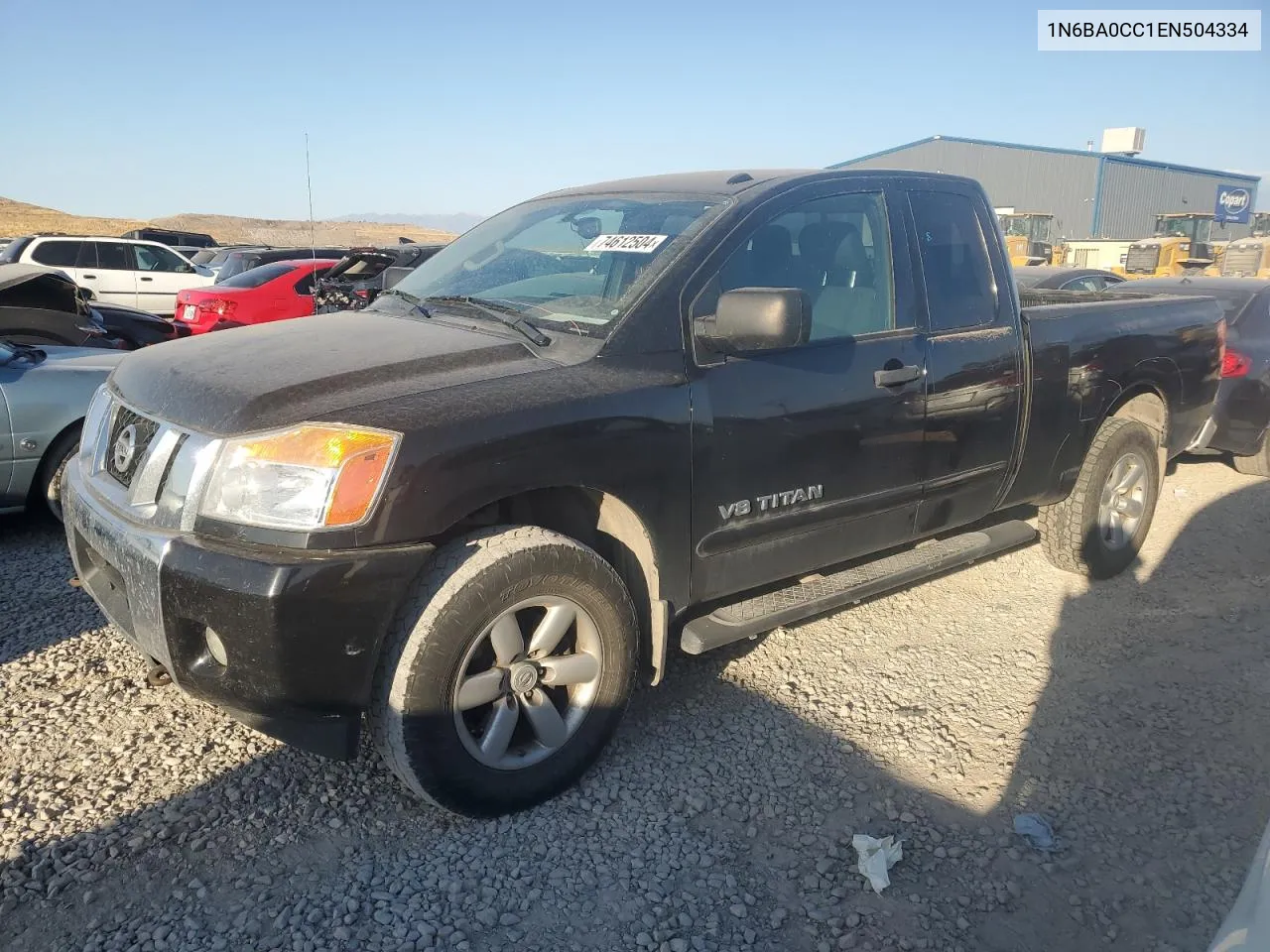 2014 Nissan Titan S VIN: 1N6BA0CC1EN504334 Lot: 74612504