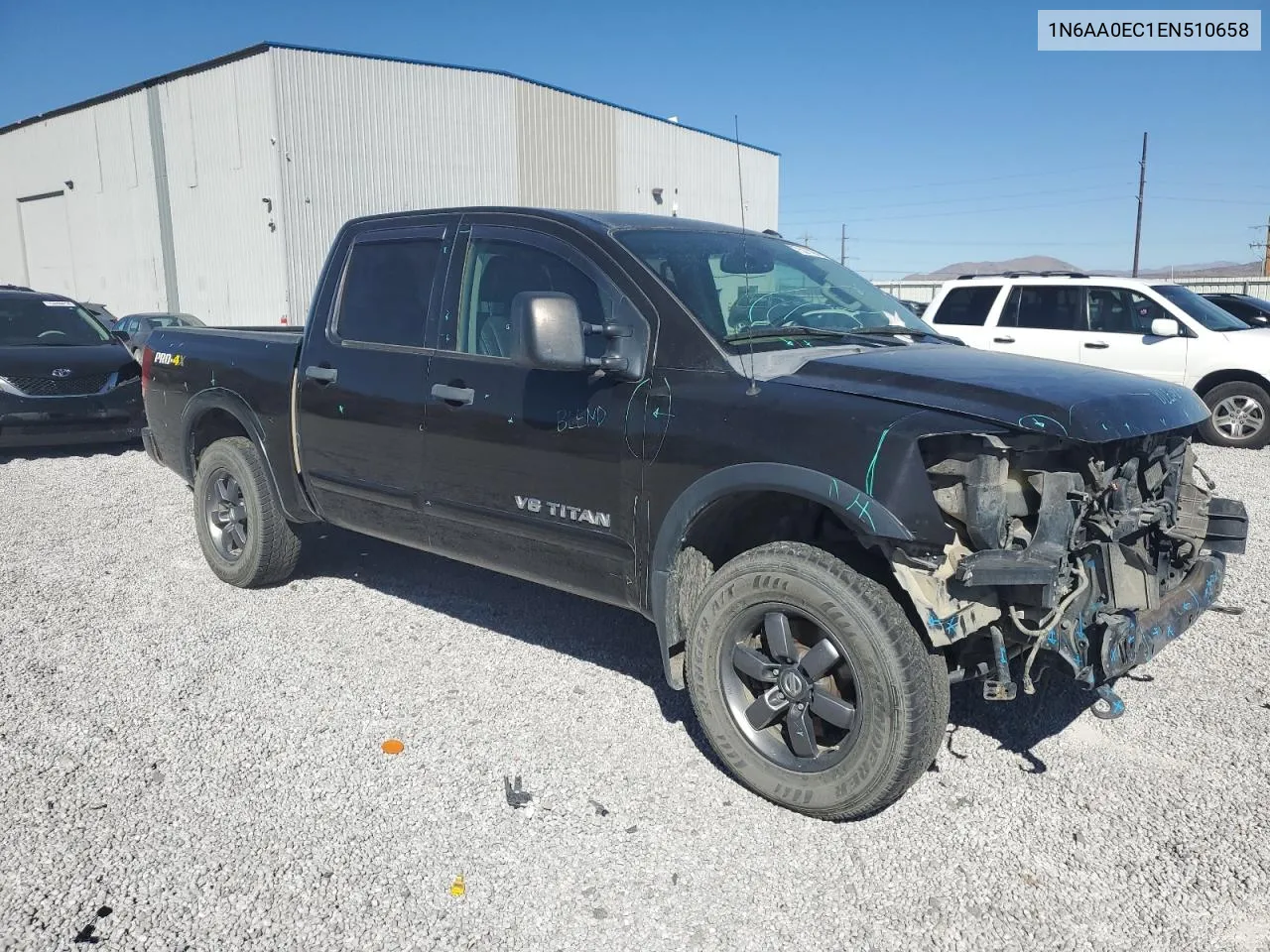 2014 Nissan Titan S VIN: 1N6AA0EC1EN510658 Lot: 75210054