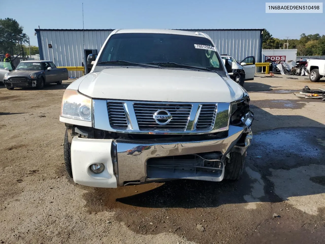 2014 Nissan Titan S VIN: 1N6BA0ED9EN510498 Lot: 76012064