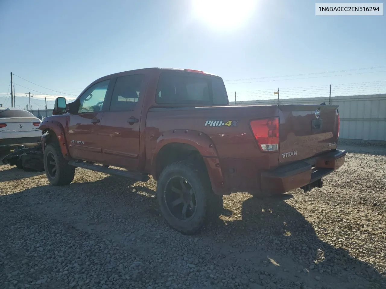 2014 Nissan Titan S VIN: 1N6BA0EC2EN516294 Lot: 79574794