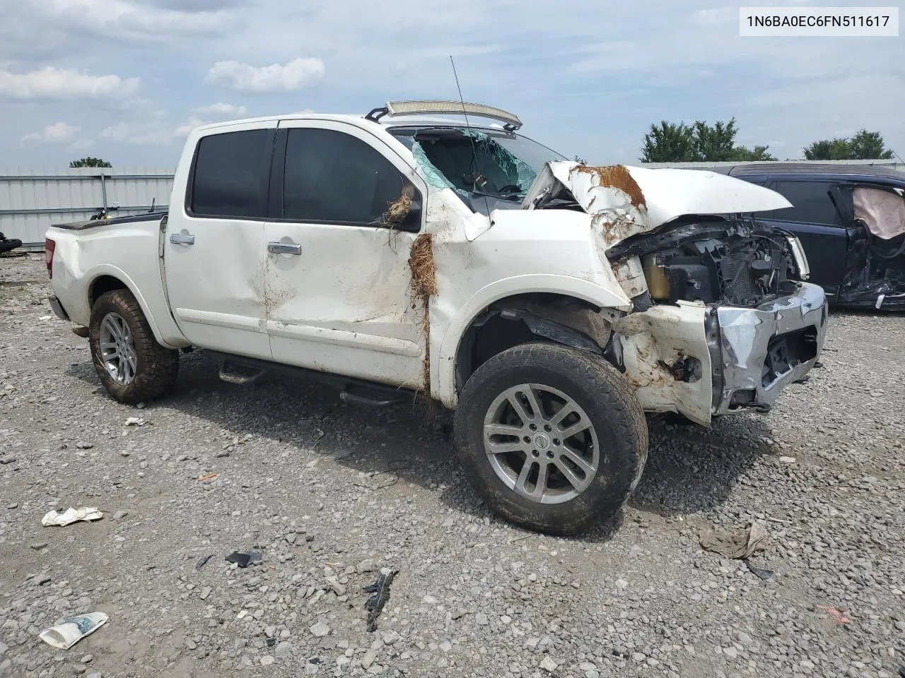 2015 Nissan Titan S VIN: 1N6BA0EC6FN511617 Lot: 61826404