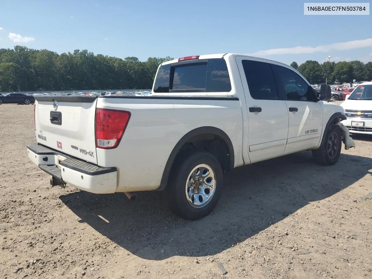 2015 Nissan Titan S VIN: 1N6BA0EC7FN503784 Lot: 68442114