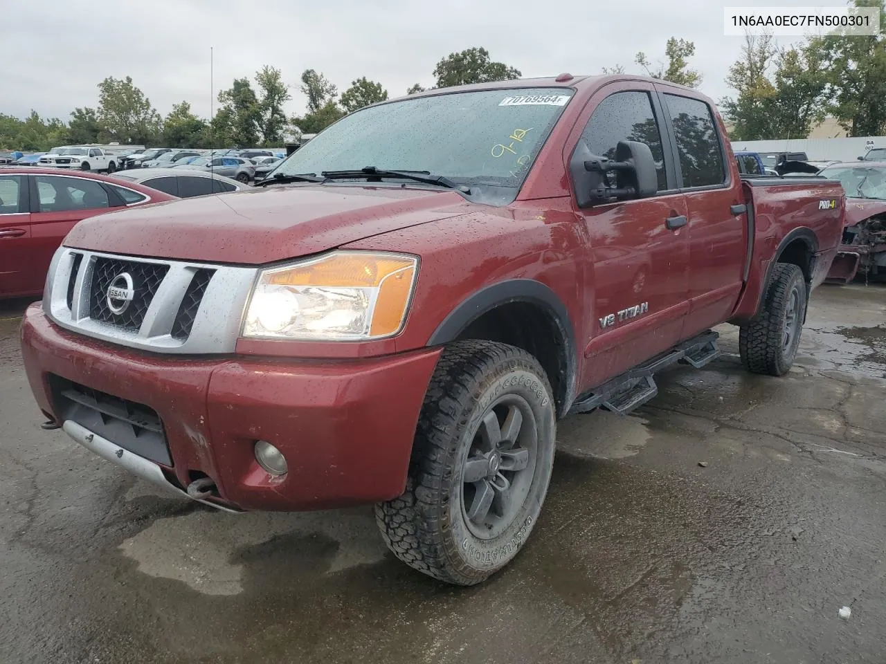 2015 Nissan Titan S VIN: 1N6AA0EC7FN500301 Lot: 70769564