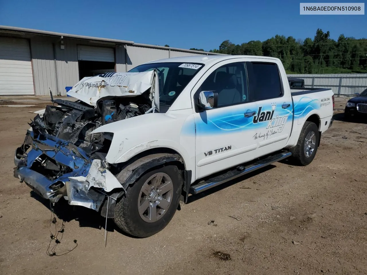 2015 Nissan Titan S VIN: 1N6BA0ED0FN510908 Lot: 70987514