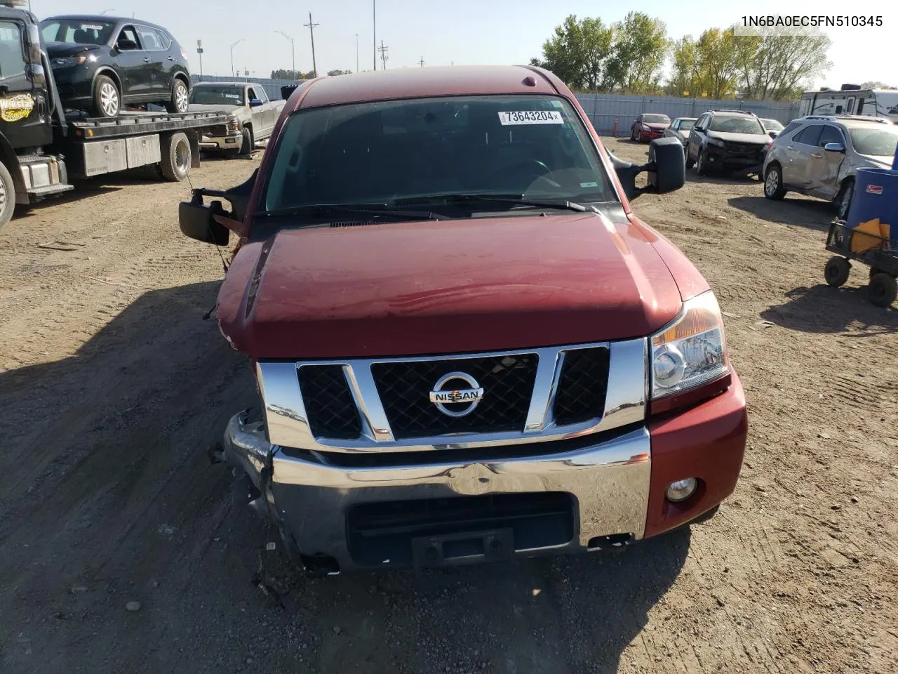 2015 Nissan Titan S VIN: 1N6BA0EC5FN510345 Lot: 73643204