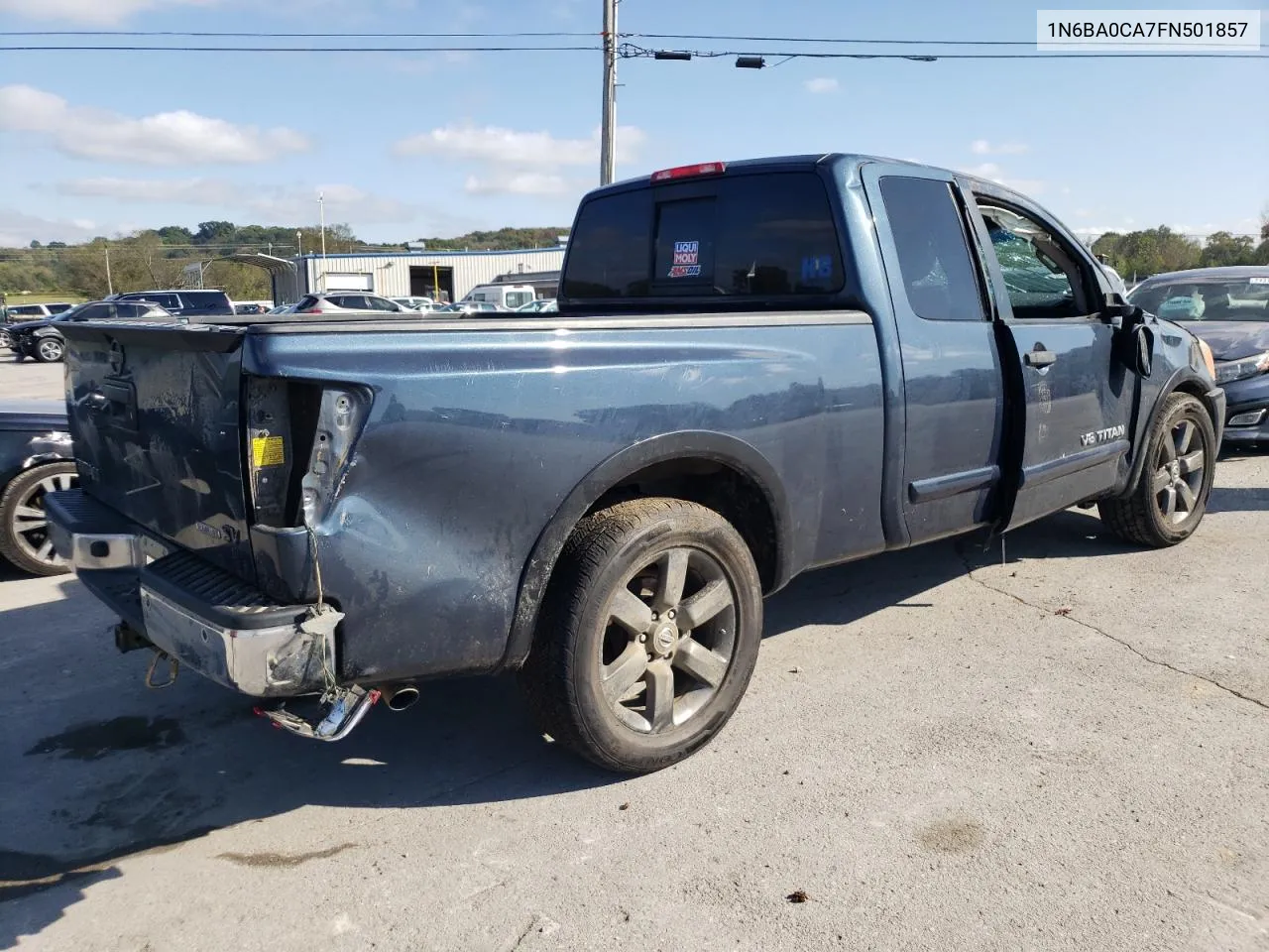 2015 Nissan Titan S VIN: 1N6BA0CA7FN501857 Lot: 74041264