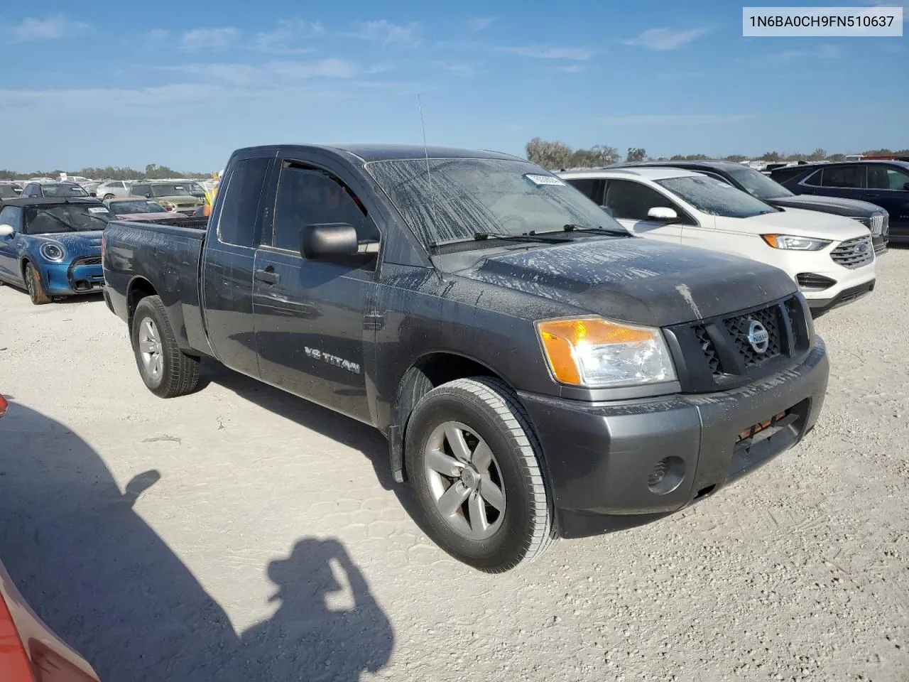 2015 Nissan Titan S VIN: 1N6BA0CH9FN510637 Lot: 76339024