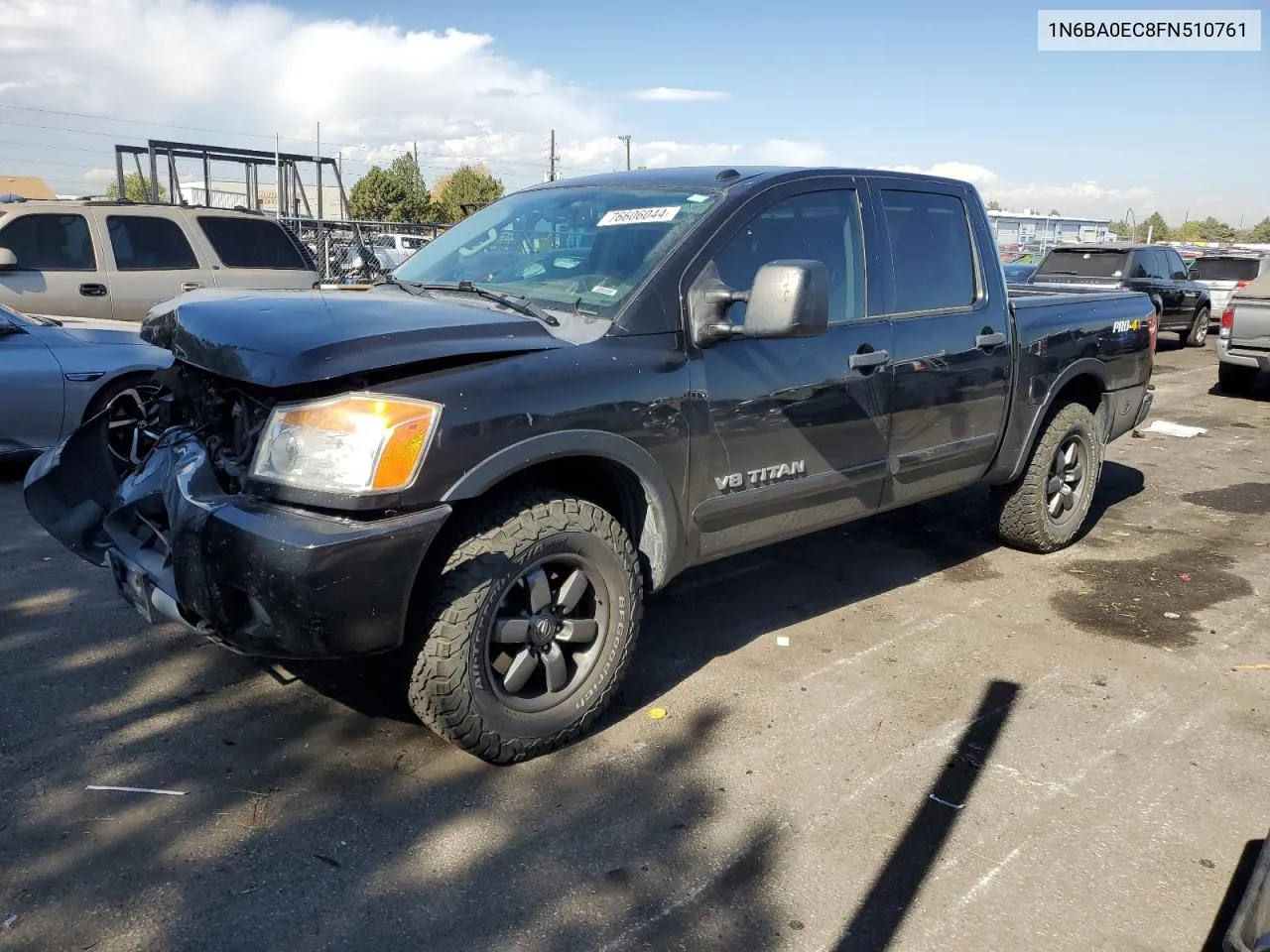 2015 Nissan Titan S VIN: 1N6BA0EC8FN510761 Lot: 76606044