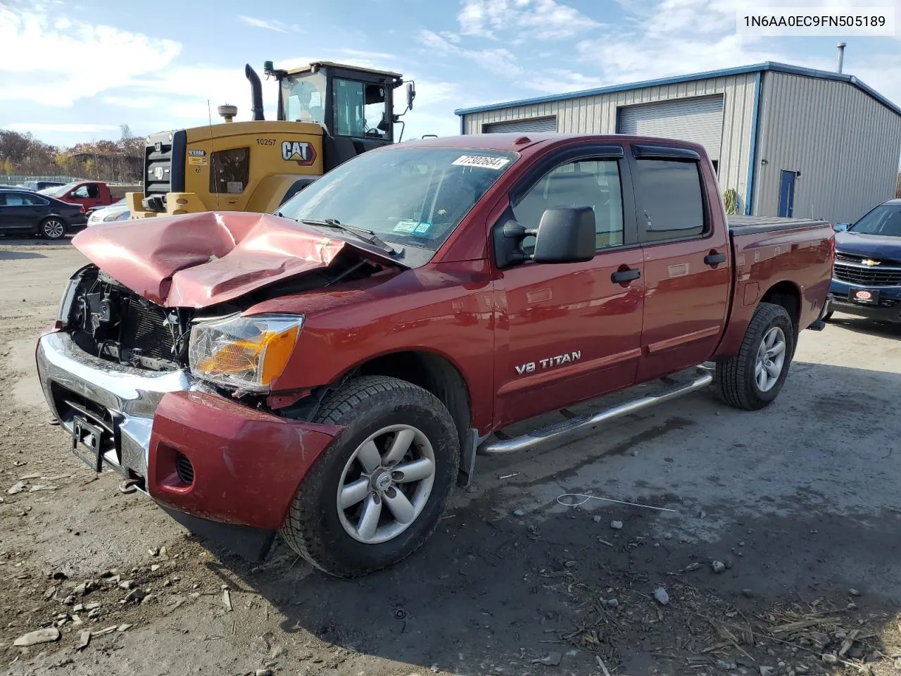 2015 Nissan Titan S VIN: 1N6AA0EC9FN505189 Lot: 77302684