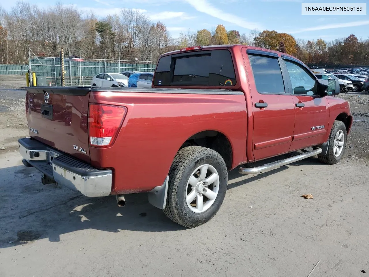 2015 Nissan Titan S VIN: 1N6AA0EC9FN505189 Lot: 77302684