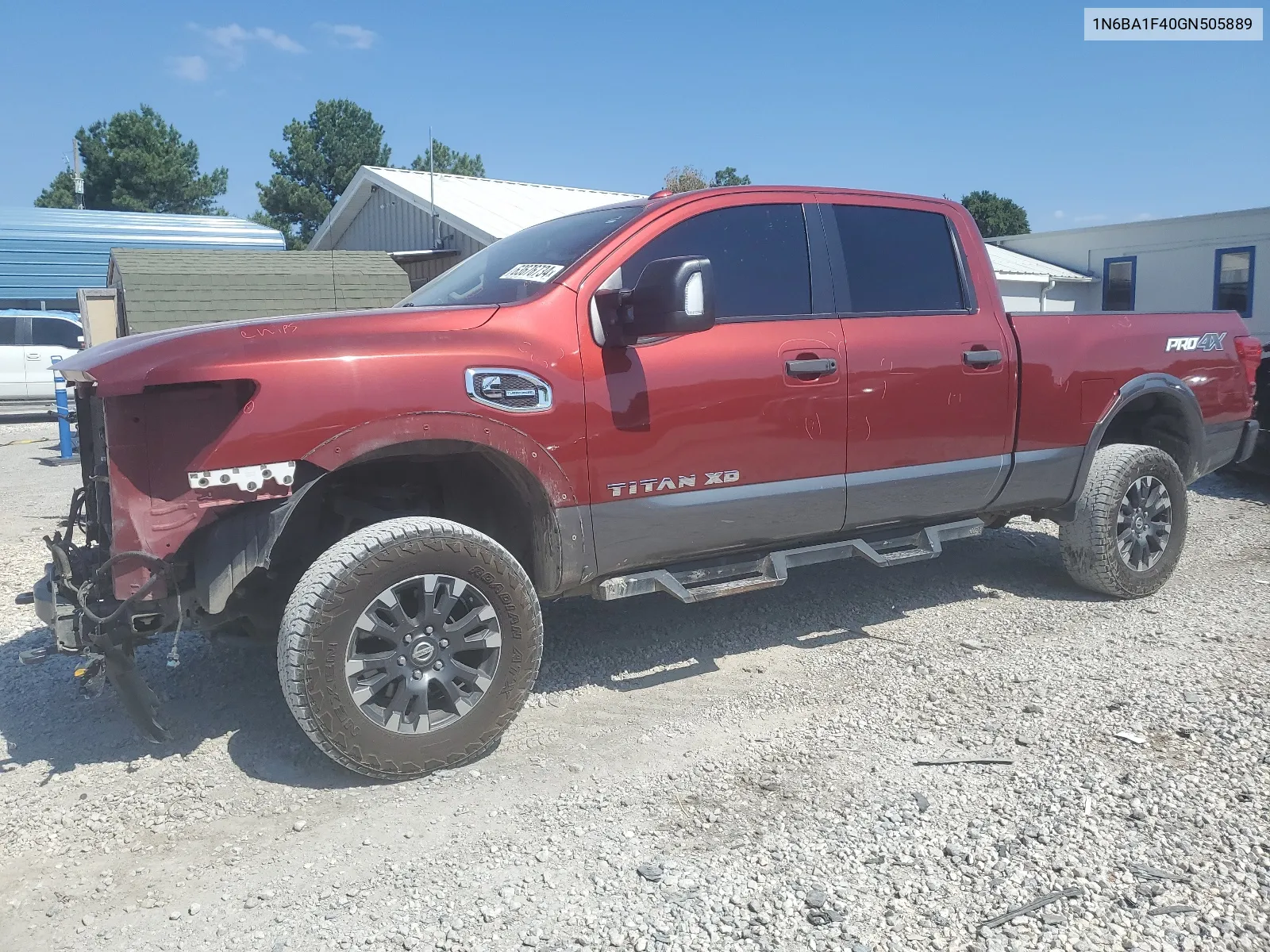 2016 Nissan Titan Xd Pro-4X Diesel VIN: 1N6BA1F40GN505889 Lot: 40521570