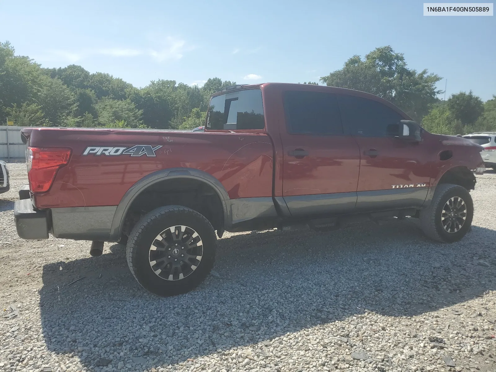 2016 Nissan Titan Xd Pro-4X Diesel VIN: 1N6BA1F40GN505889 Lot: 40521570