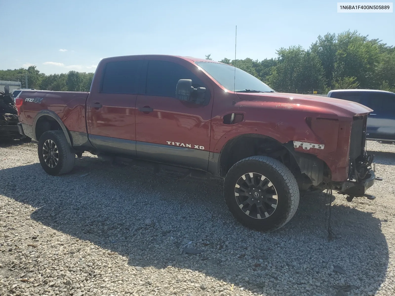 2016 Nissan Titan Xd Pro-4X Diesel VIN: 1N6BA1F40GN505889 Lot: 40521570