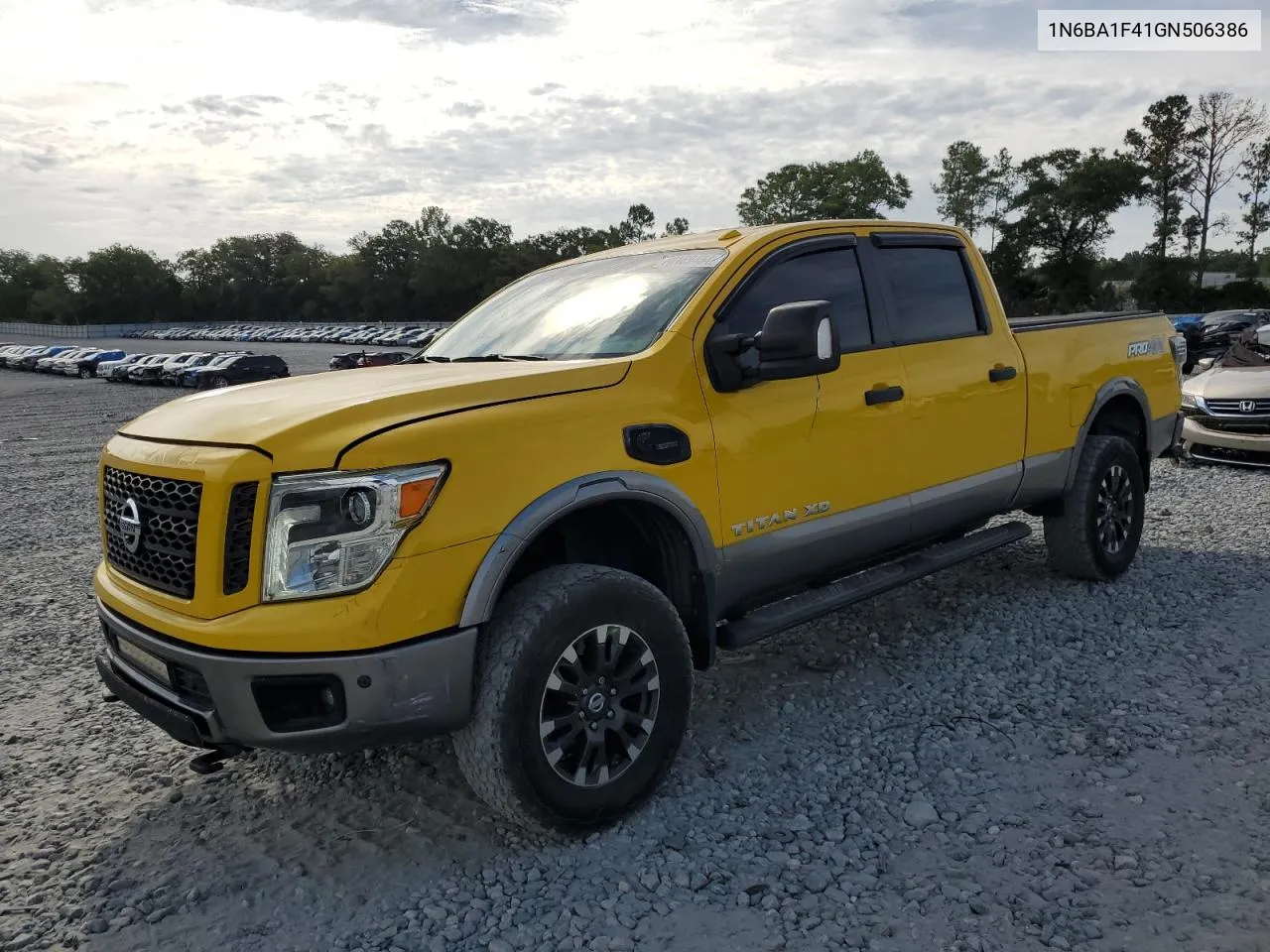 2016 Nissan Titan Xd Sl VIN: 1N6BA1F41GN506386 Lot: 70169454