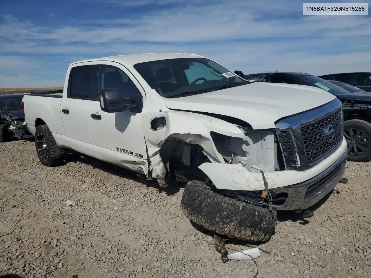 2016 Nissan Titan Xd S VIN: 1N6BA1F32GN515265 Lot: 72205204