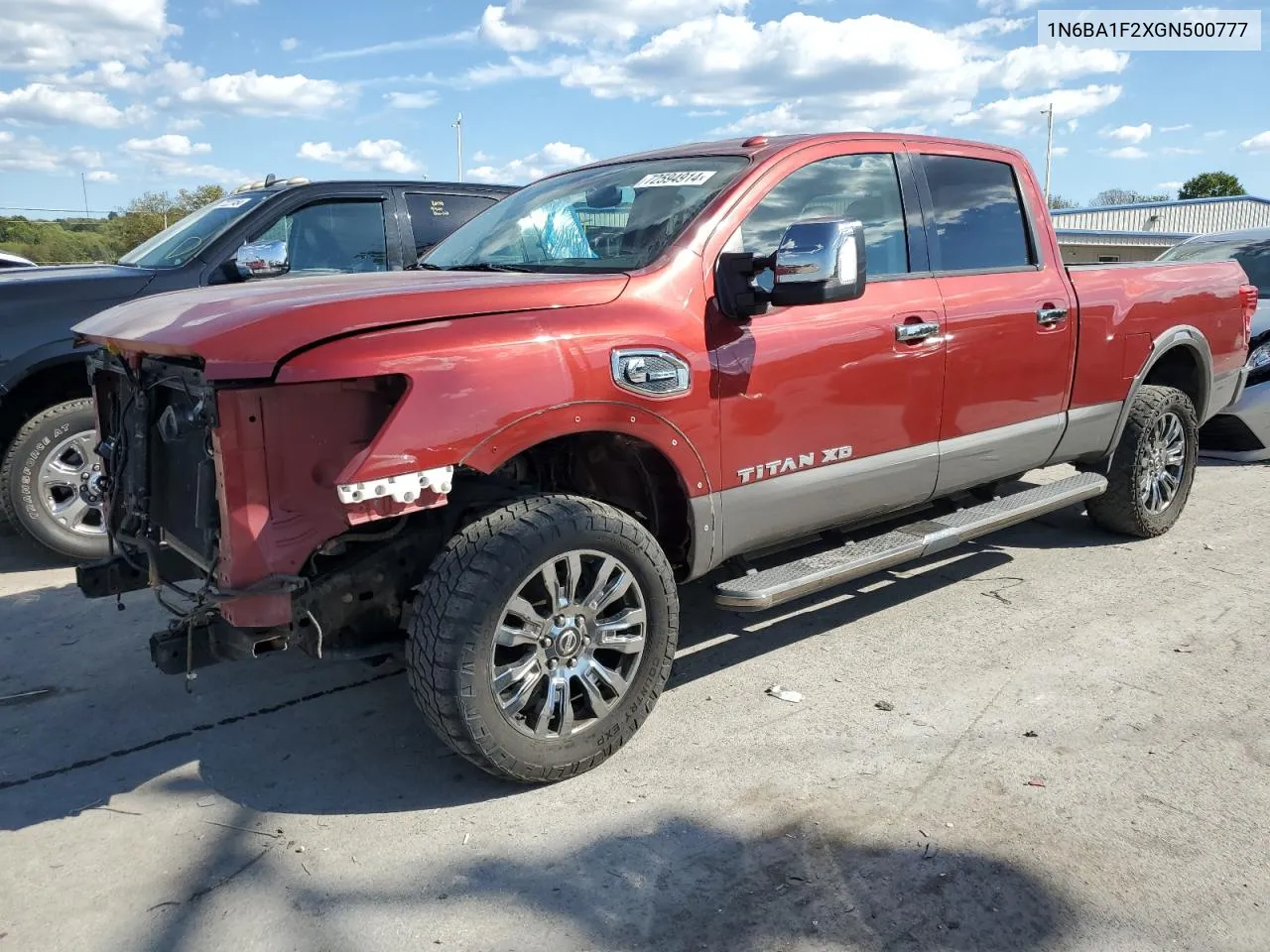 2016 Nissan Titan Xd Sl VIN: 1N6BA1F2XGN500777 Lot: 72594914