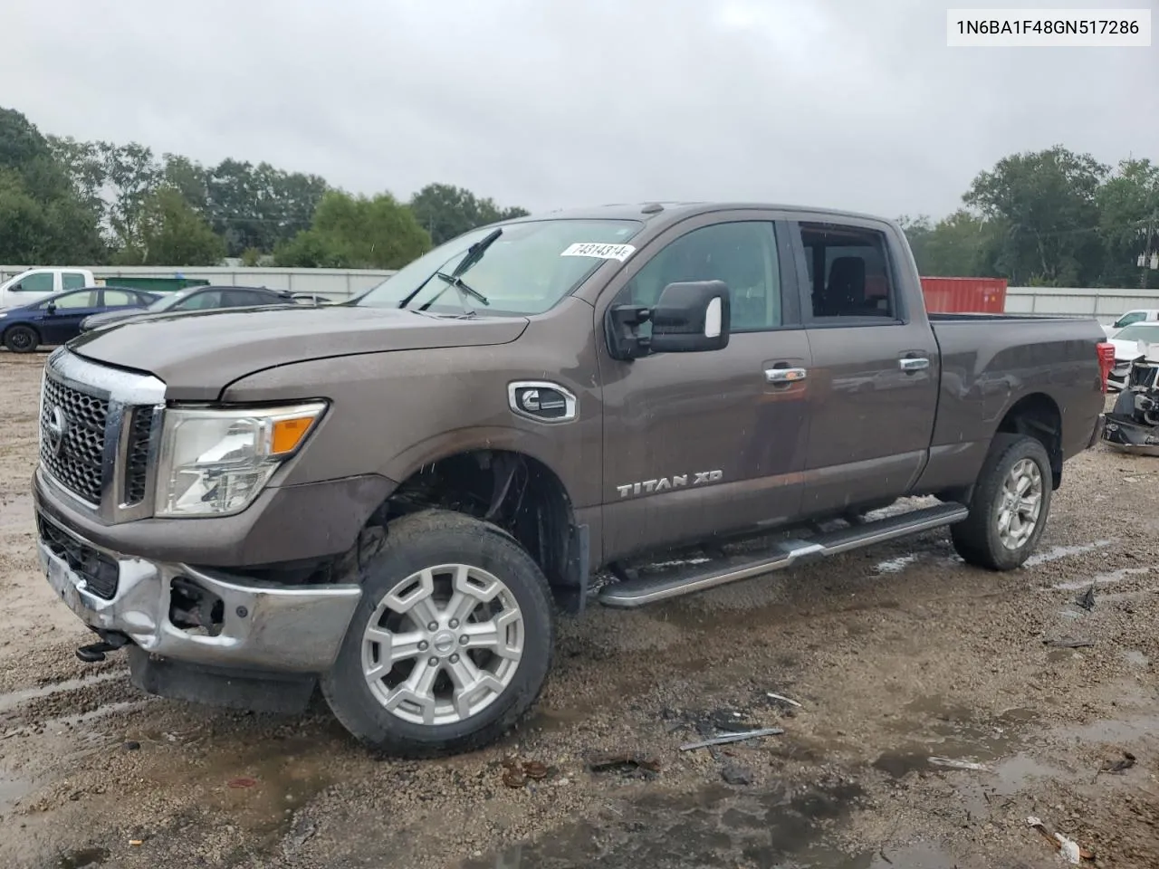 2016 Nissan Titan Xd Sl VIN: 1N6BA1F48GN517286 Lot: 74314314