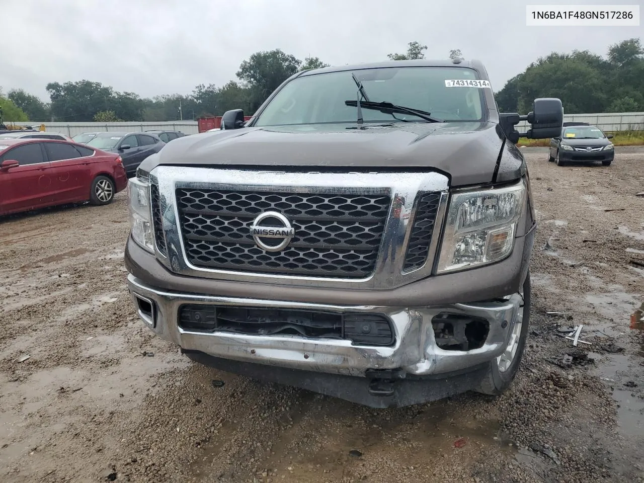 2016 Nissan Titan Xd Sl VIN: 1N6BA1F48GN517286 Lot: 74314314