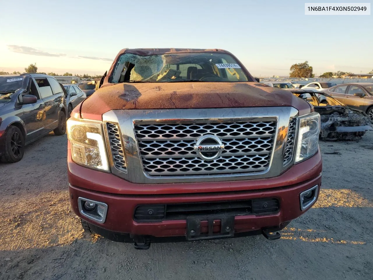 2016 Nissan Titan Xd Sl VIN: 1N6BA1F4XGN502949 Lot: 74439514