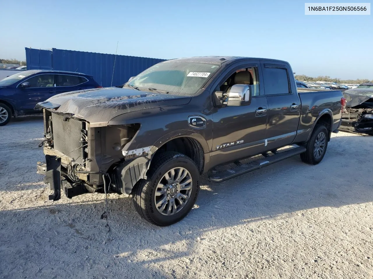 2016 Nissan Titan Xd Sl VIN: 1N6BA1F25GN506566 Lot: 74627704