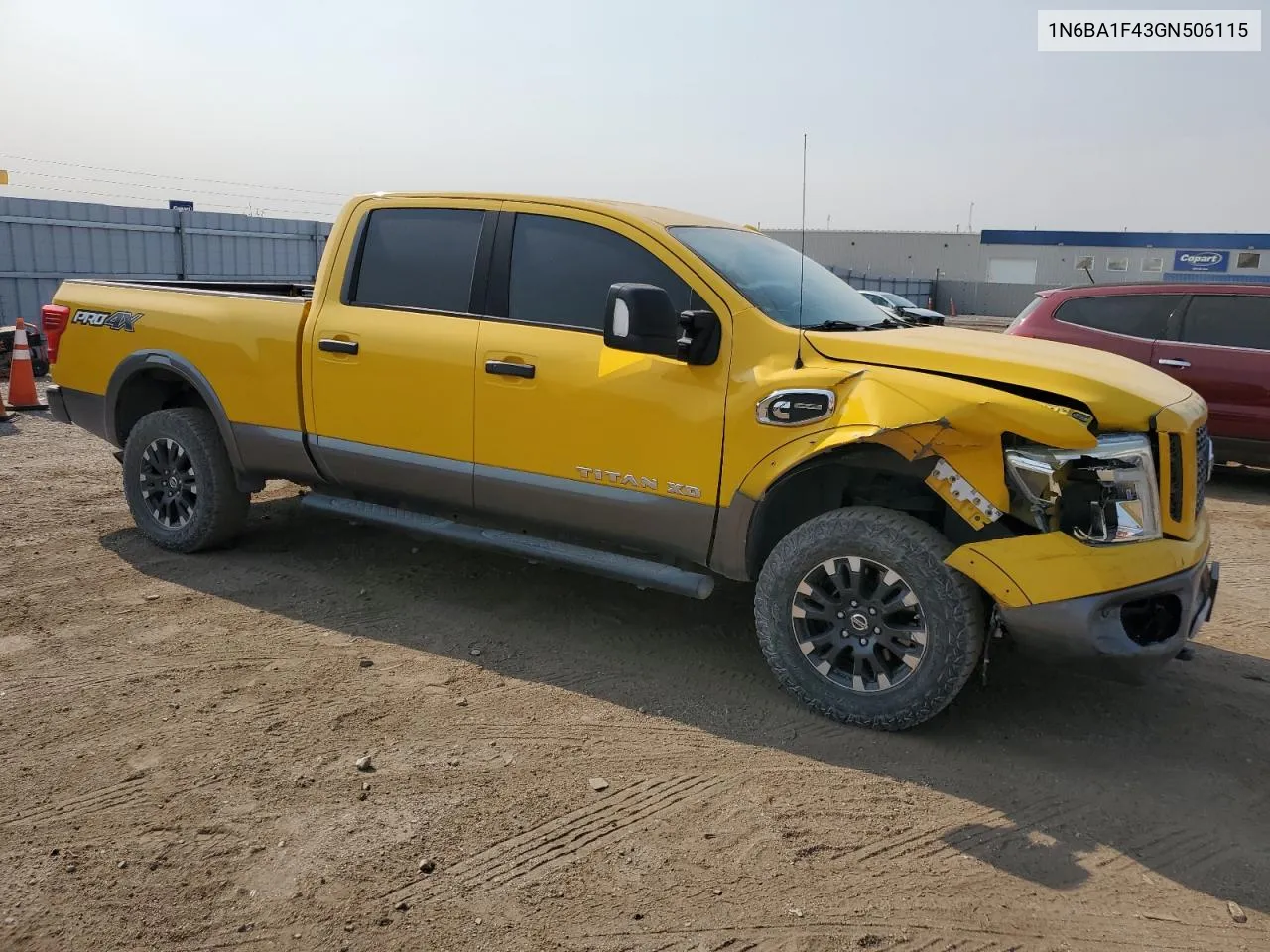 2016 Nissan Titan Xd Sl VIN: 1N6BA1F43GN506115 Lot: 74916444