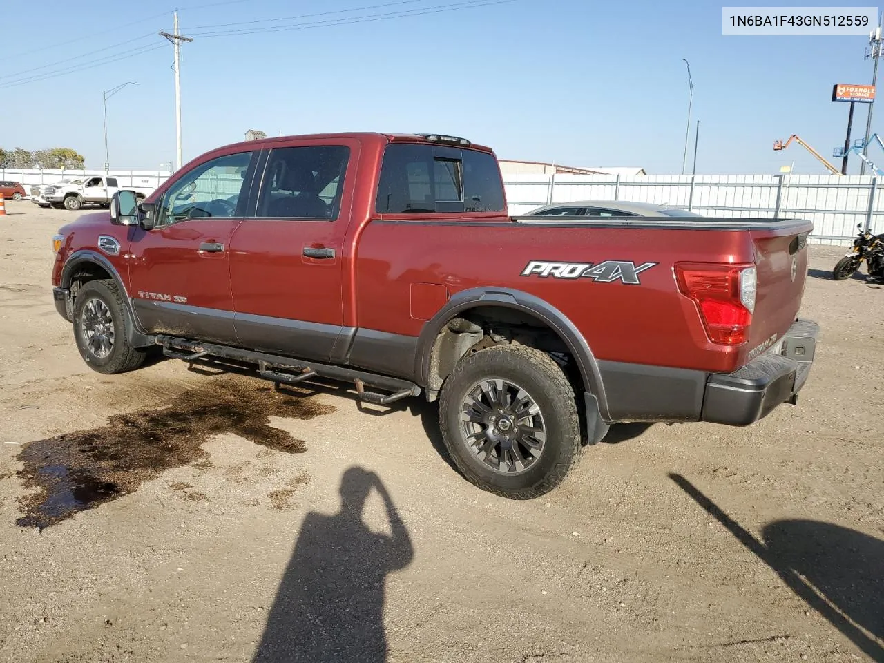 2016 Nissan Titan Xd Sl VIN: 1N6BA1F43GN512559 Lot: 76691104