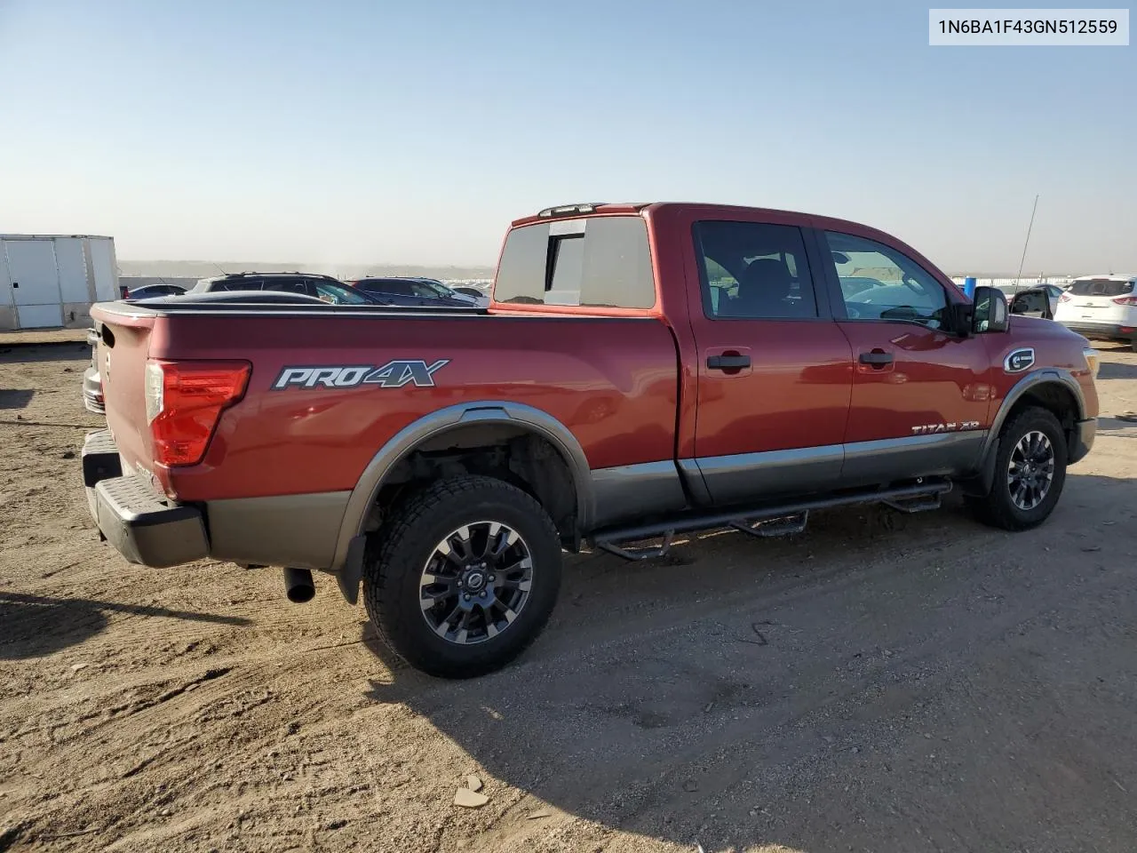 2016 Nissan Titan Xd Sl VIN: 1N6BA1F43GN512559 Lot: 76691104