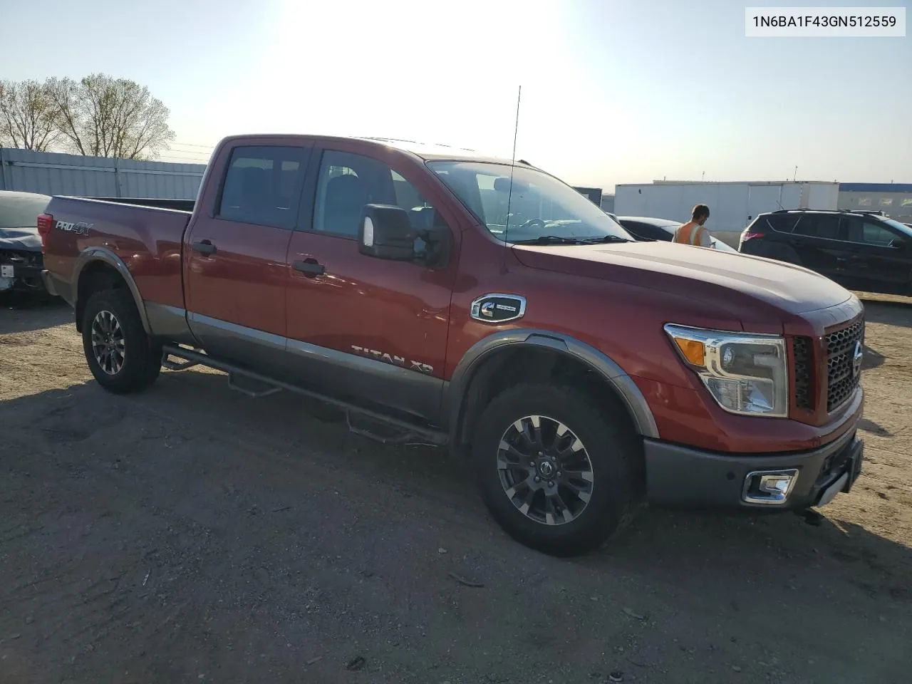 2016 Nissan Titan Xd Sl VIN: 1N6BA1F43GN512559 Lot: 76691104