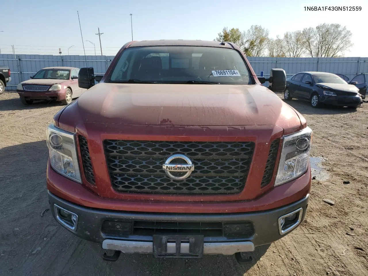 2016 Nissan Titan Xd Sl VIN: 1N6BA1F43GN512559 Lot: 76691104