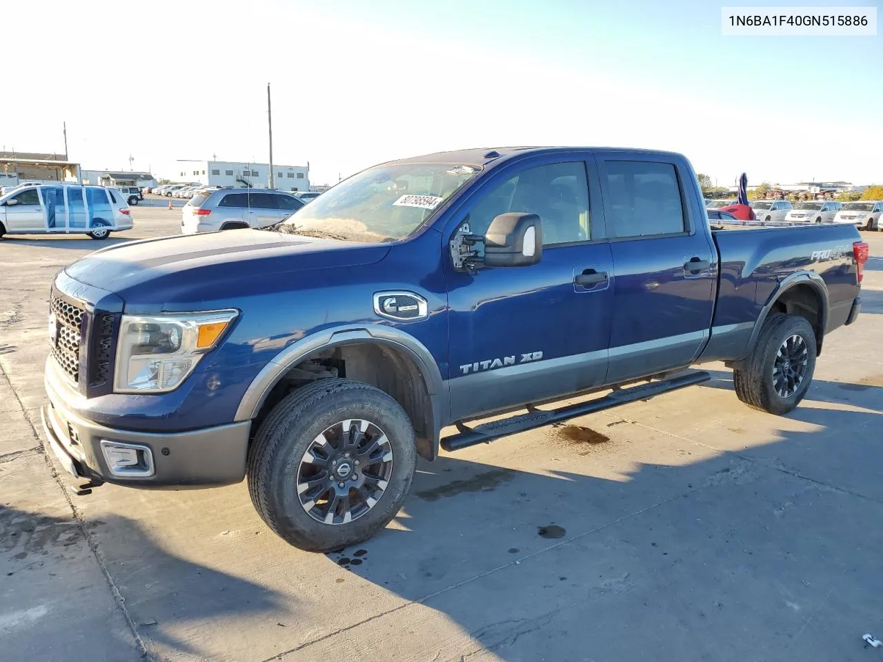 2016 Nissan Titan Xd Sl VIN: 1N6BA1F40GN515886 Lot: 80798594