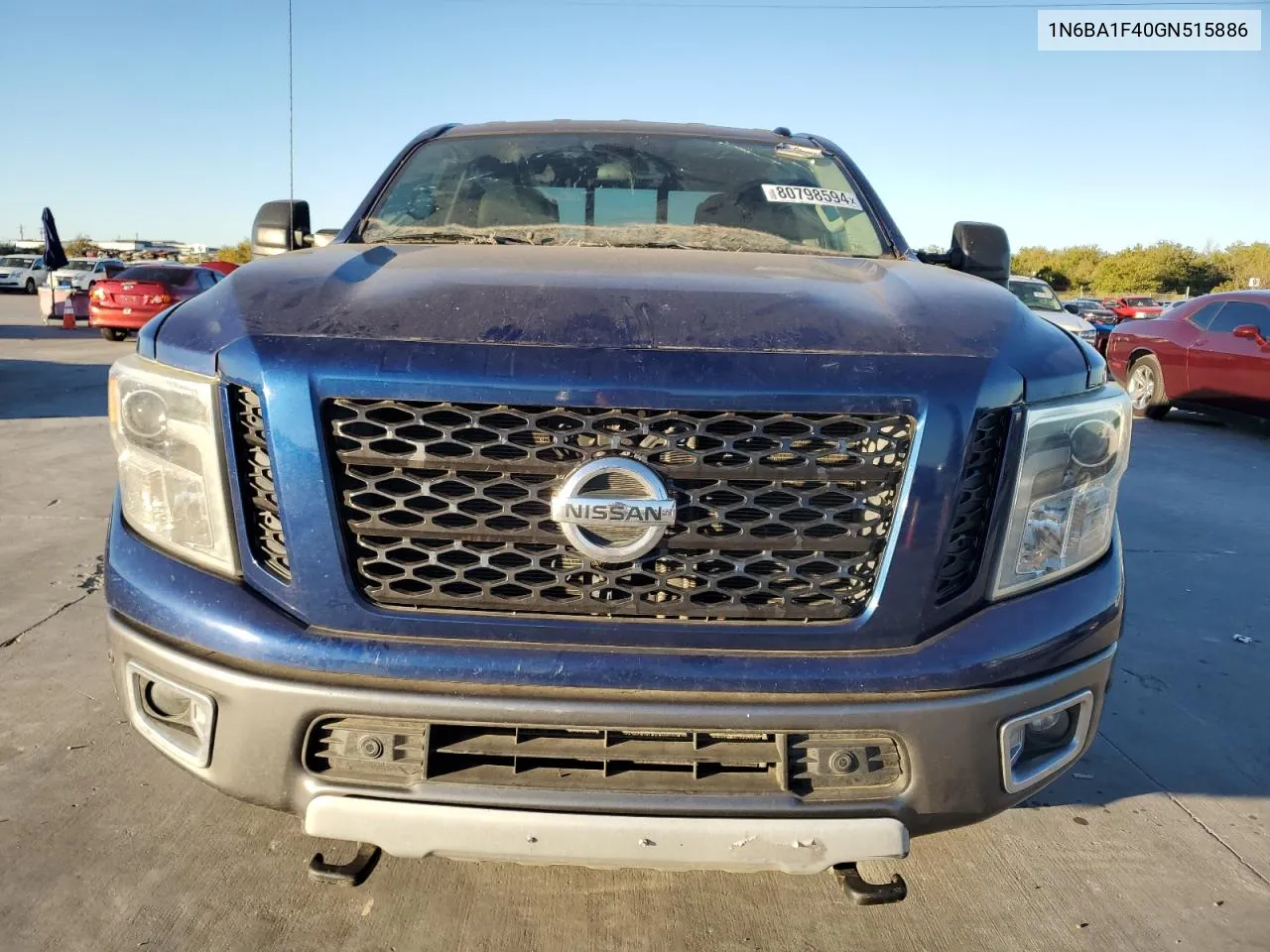 2016 Nissan Titan Xd Sl VIN: 1N6BA1F40GN515886 Lot: 80798594