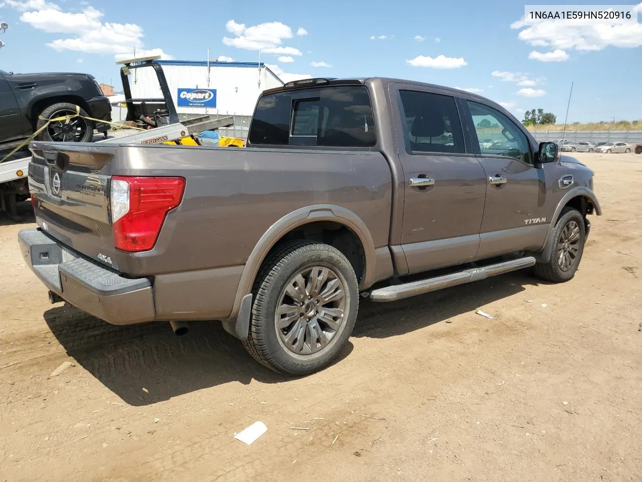 2017 Nissan Titan Sv VIN: 1N6AA1E59HN520916 Lot: 62942694