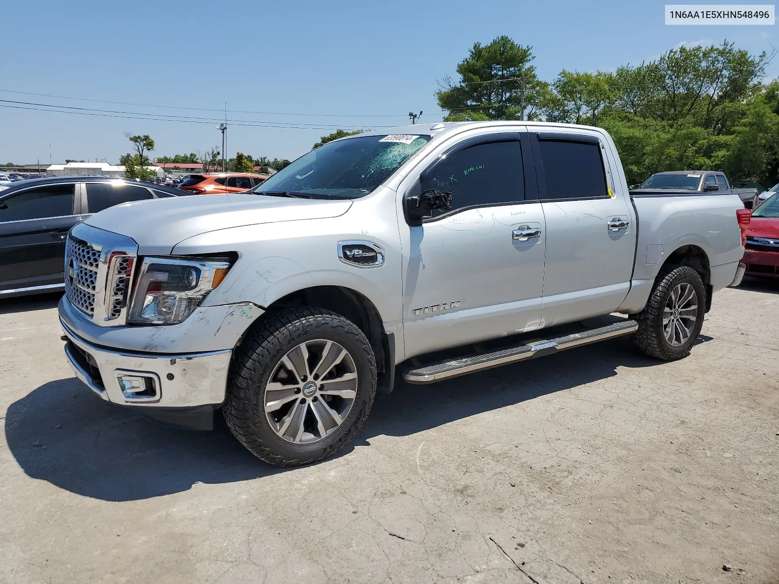 2017 Nissan Titan Sv VIN: 1N6AA1E5XHN548496 Lot: 63590814