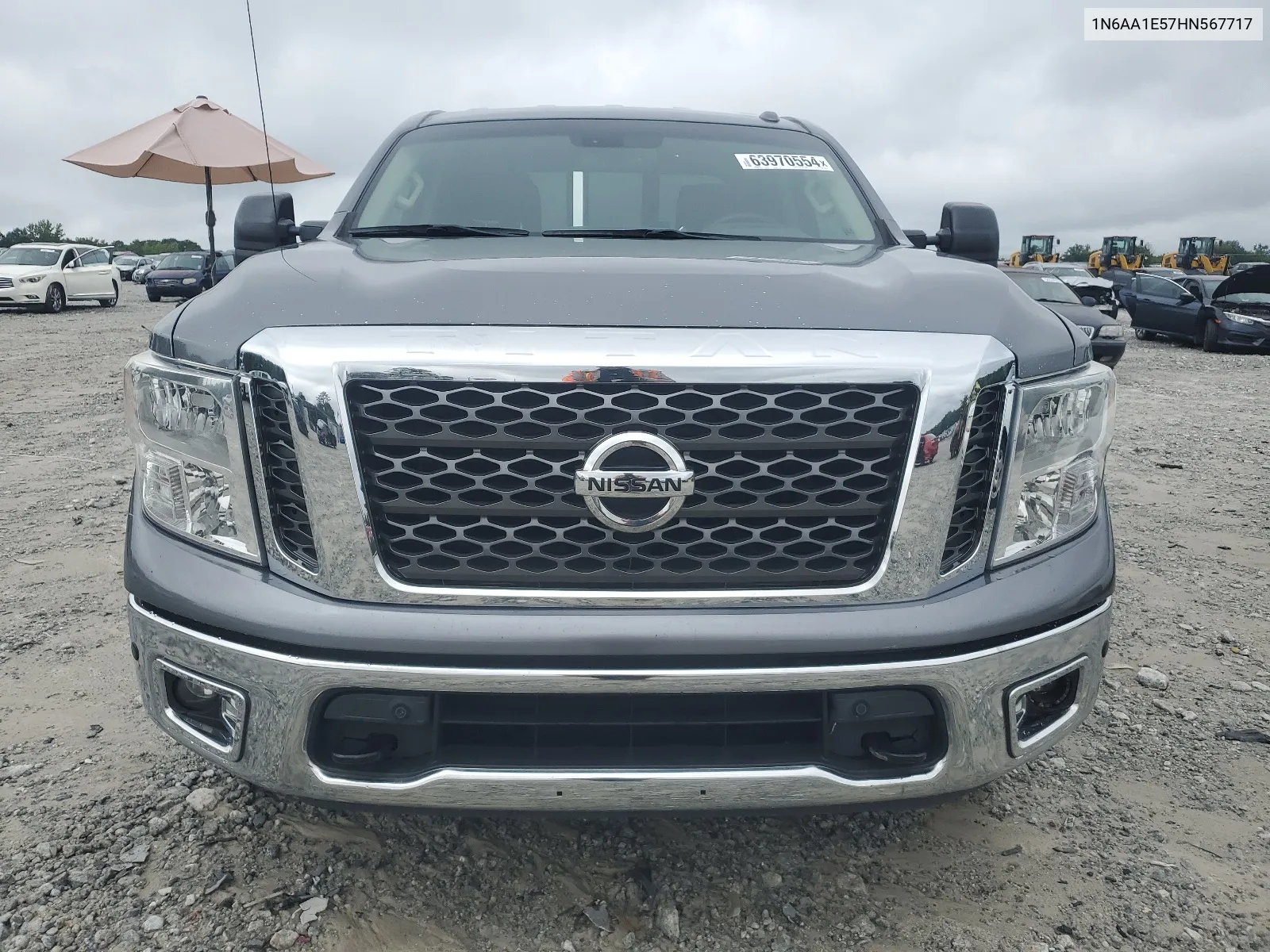 2017 Nissan Titan Sv VIN: 1N6AA1E57HN567717 Lot: 63970554