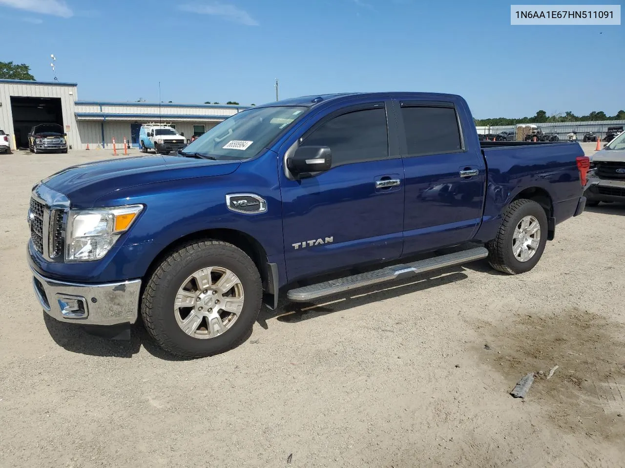 2017 Nissan Titan Sv VIN: 1N6AA1E67HN511091 Lot: 66588964