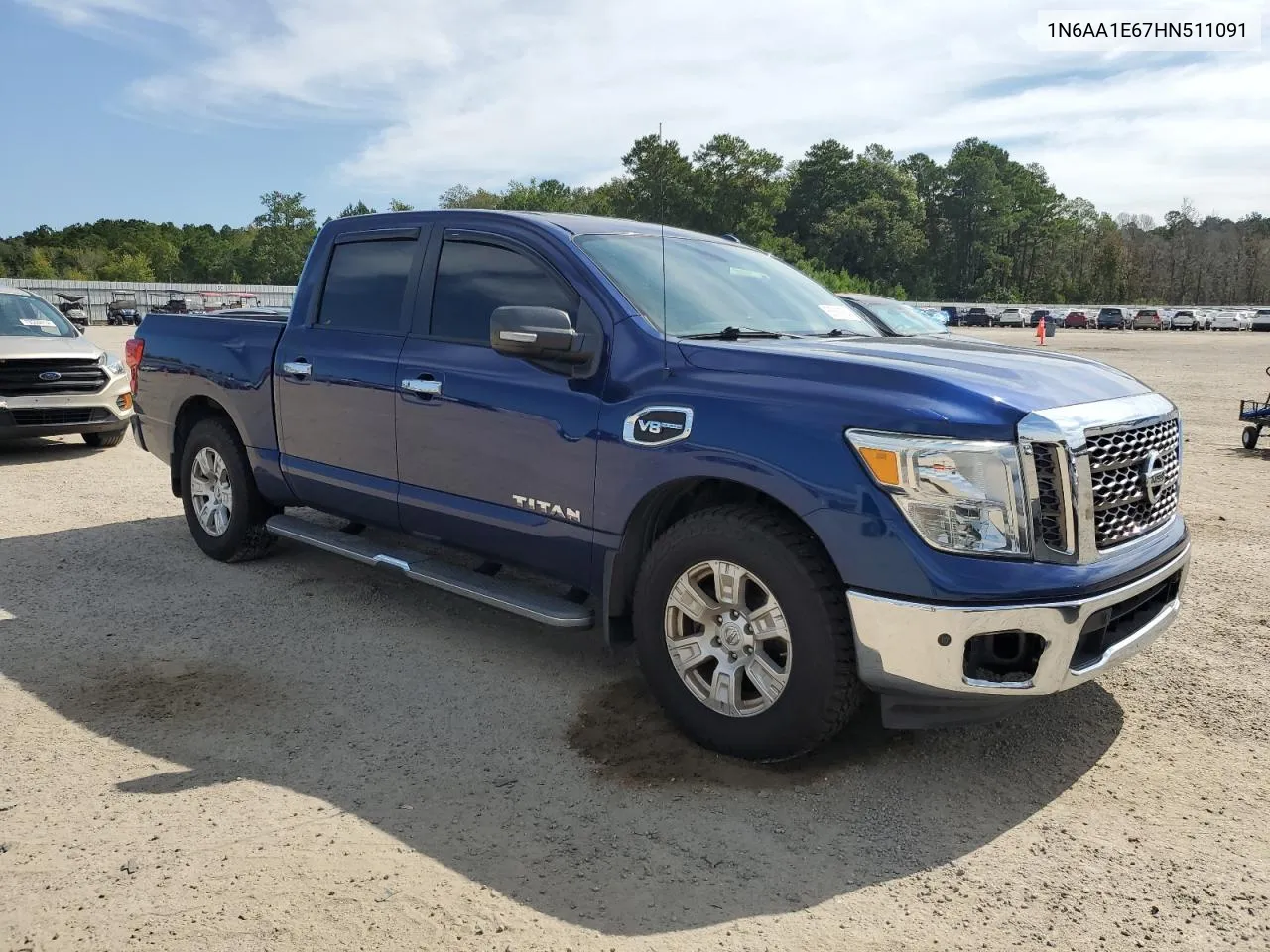 2017 Nissan Titan Sv VIN: 1N6AA1E67HN511091 Lot: 66588964