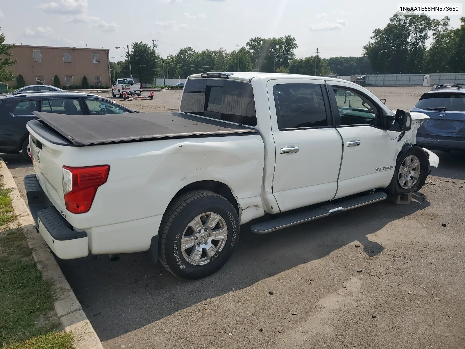 2017 Nissan Titan Sv VIN: 1N6AA1E68HN573650 Lot: 66712854