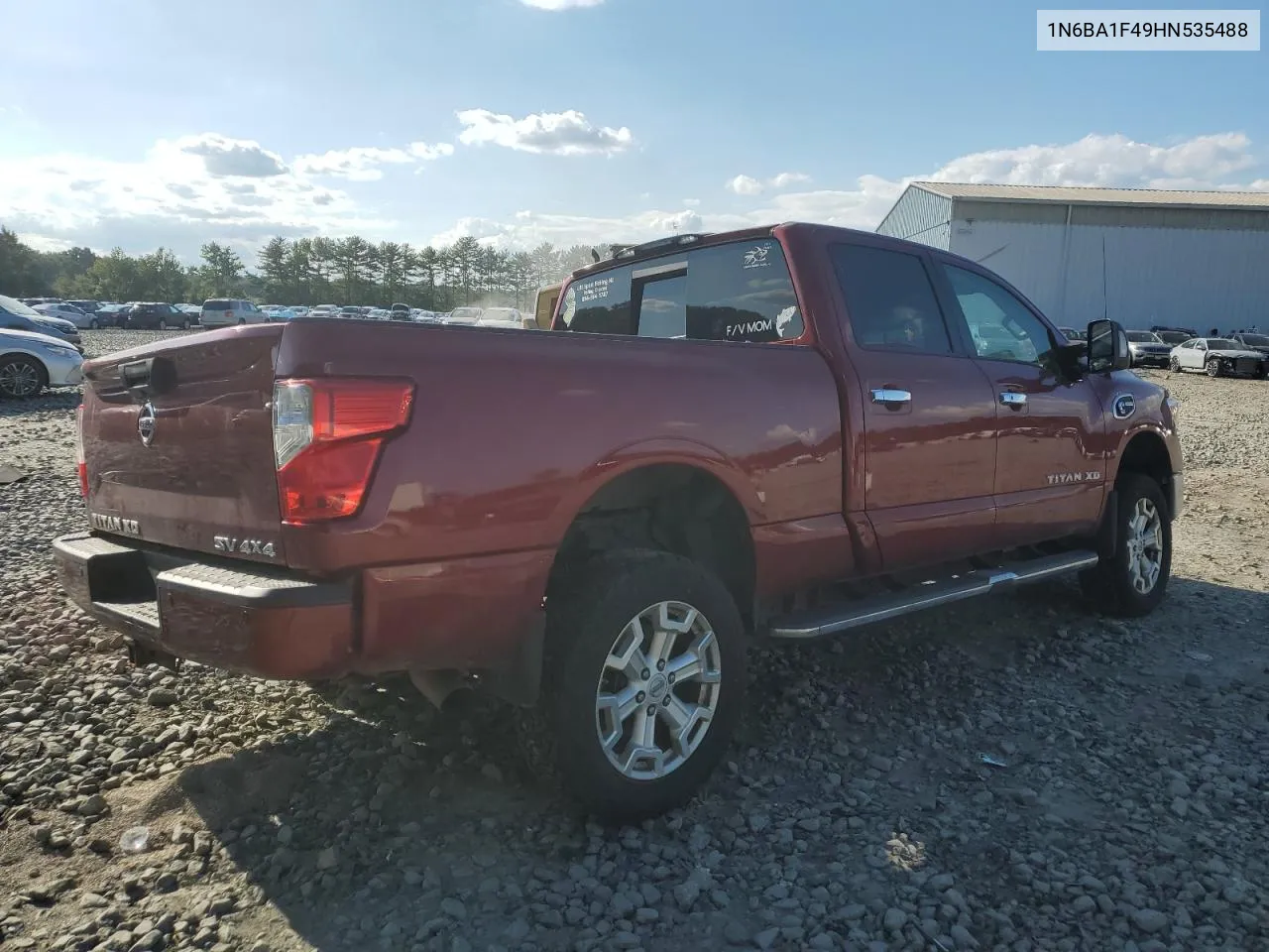 2017 Nissan Titan Xd Sl VIN: 1N6BA1F49HN535488 Lot: 66770664