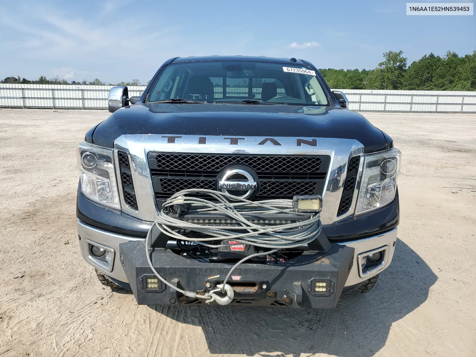 2017 Nissan Titan Sv VIN: 1N6AA1E52HN539453 Lot: 67235964