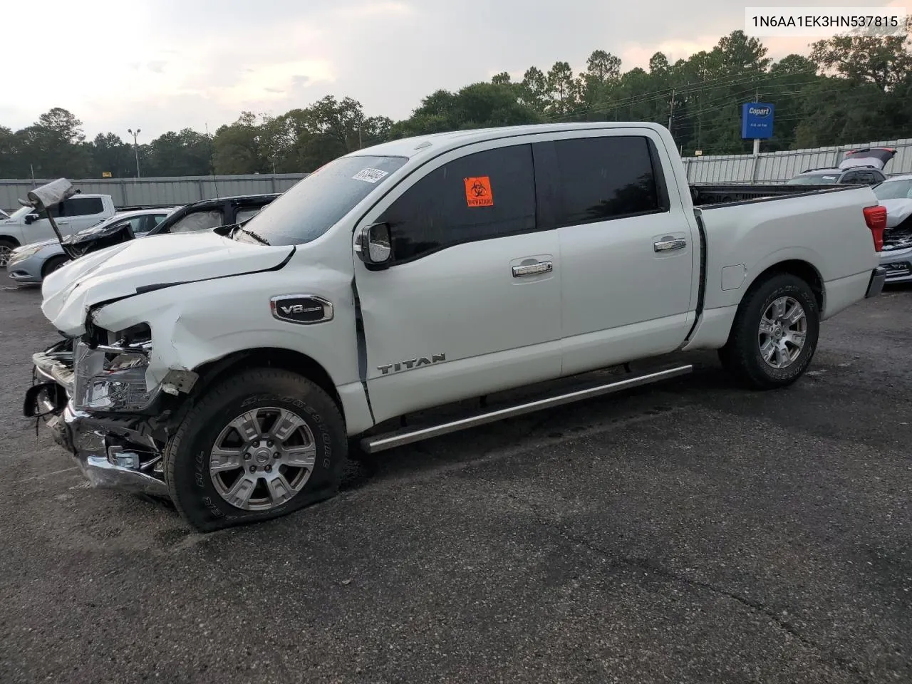 2017 Nissan Titan S VIN: 1N6AA1EK3HN537815 Lot: 67334464