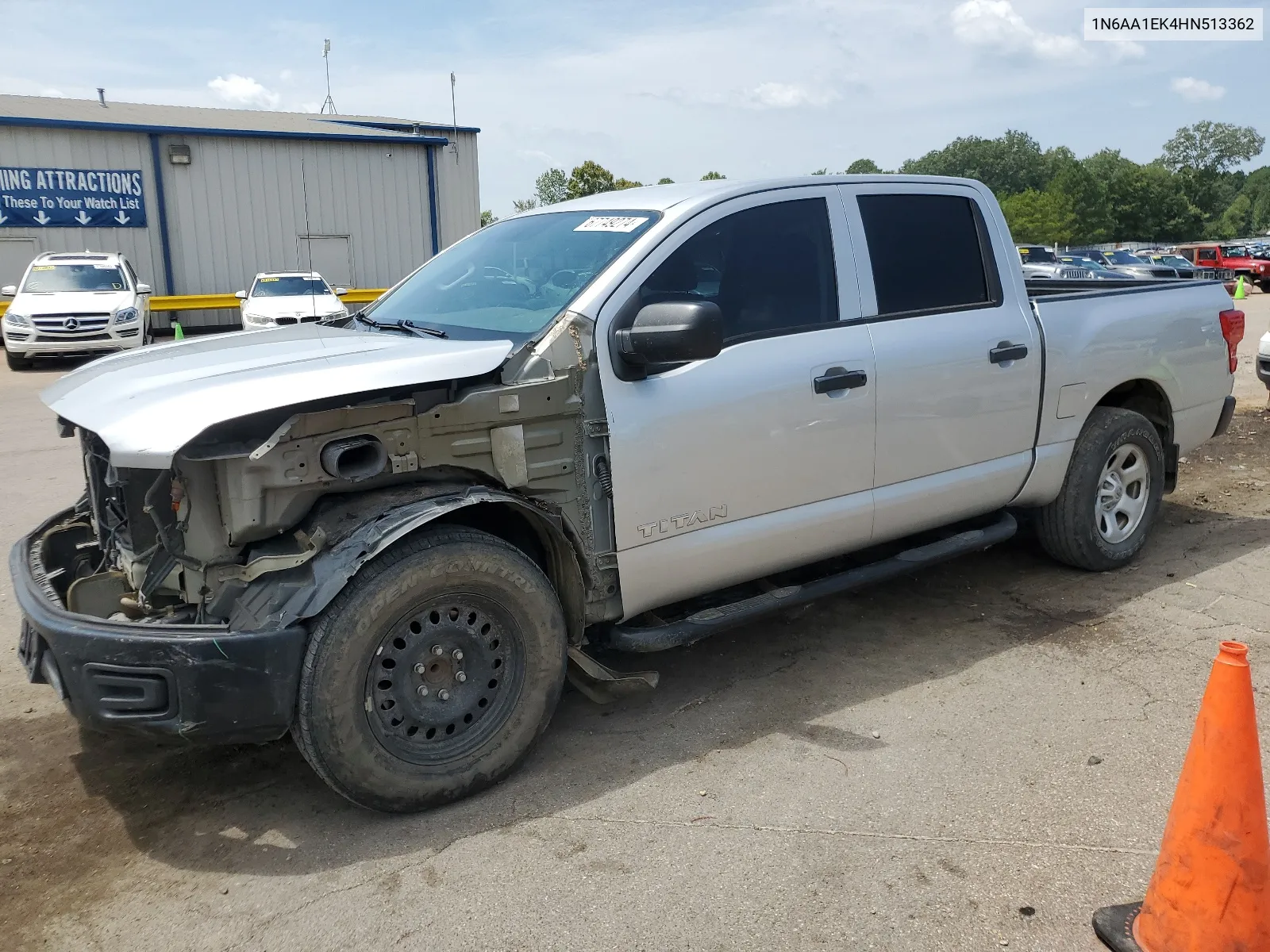 1N6AA1EK4HN513362 2017 Nissan Titan S