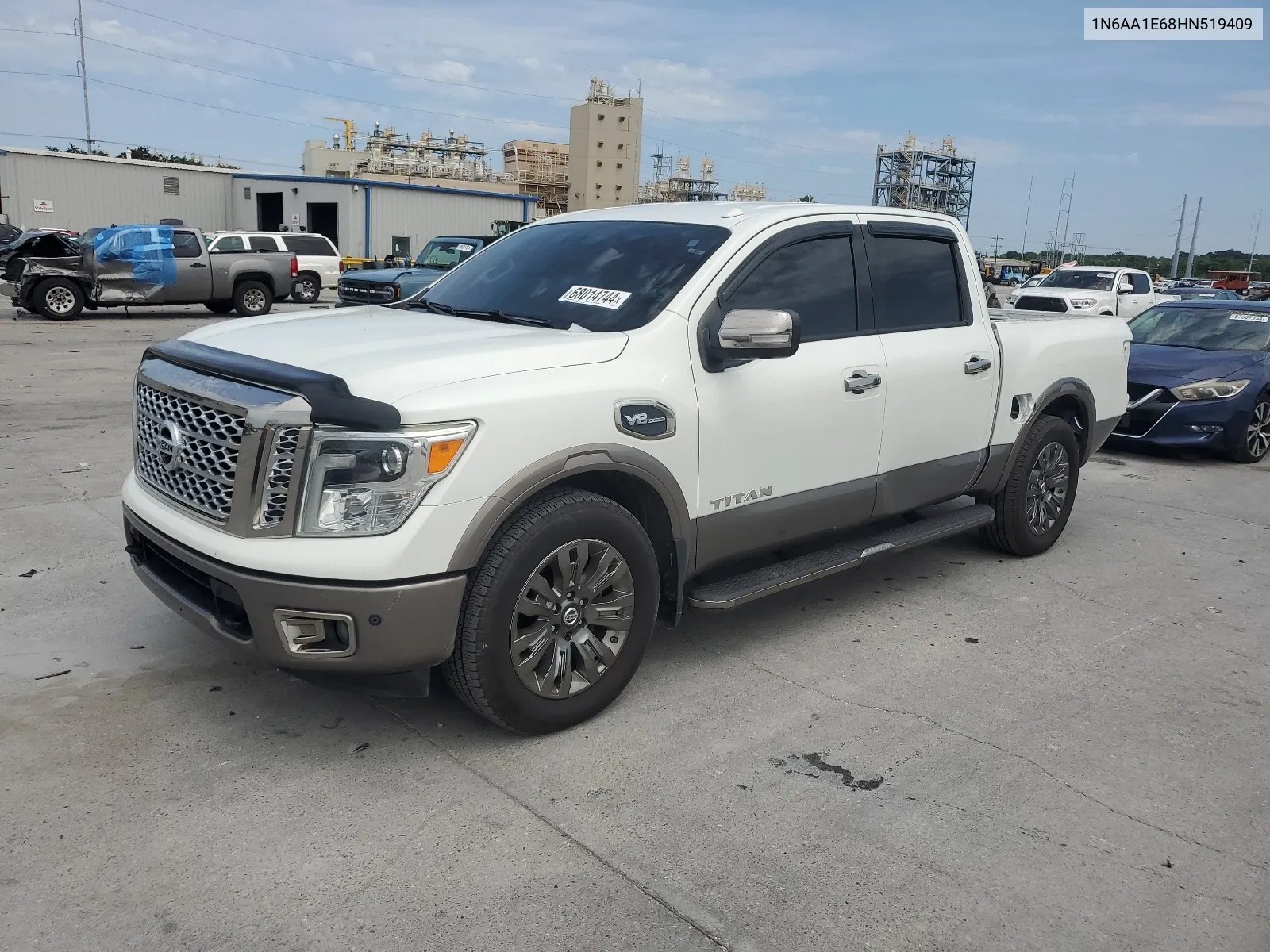 2017 Nissan Titan Sv VIN: 1N6AA1E68HN519409 Lot: 68014744