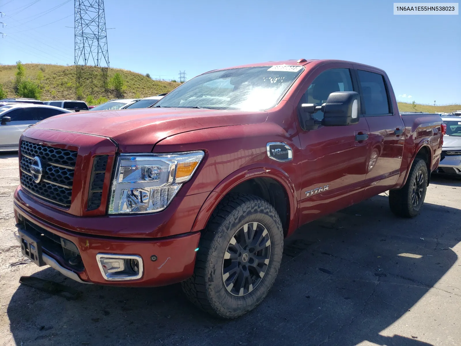 2017 Nissan Titan Sv VIN: 1N6AA1E55HN538023 Lot: 68381234