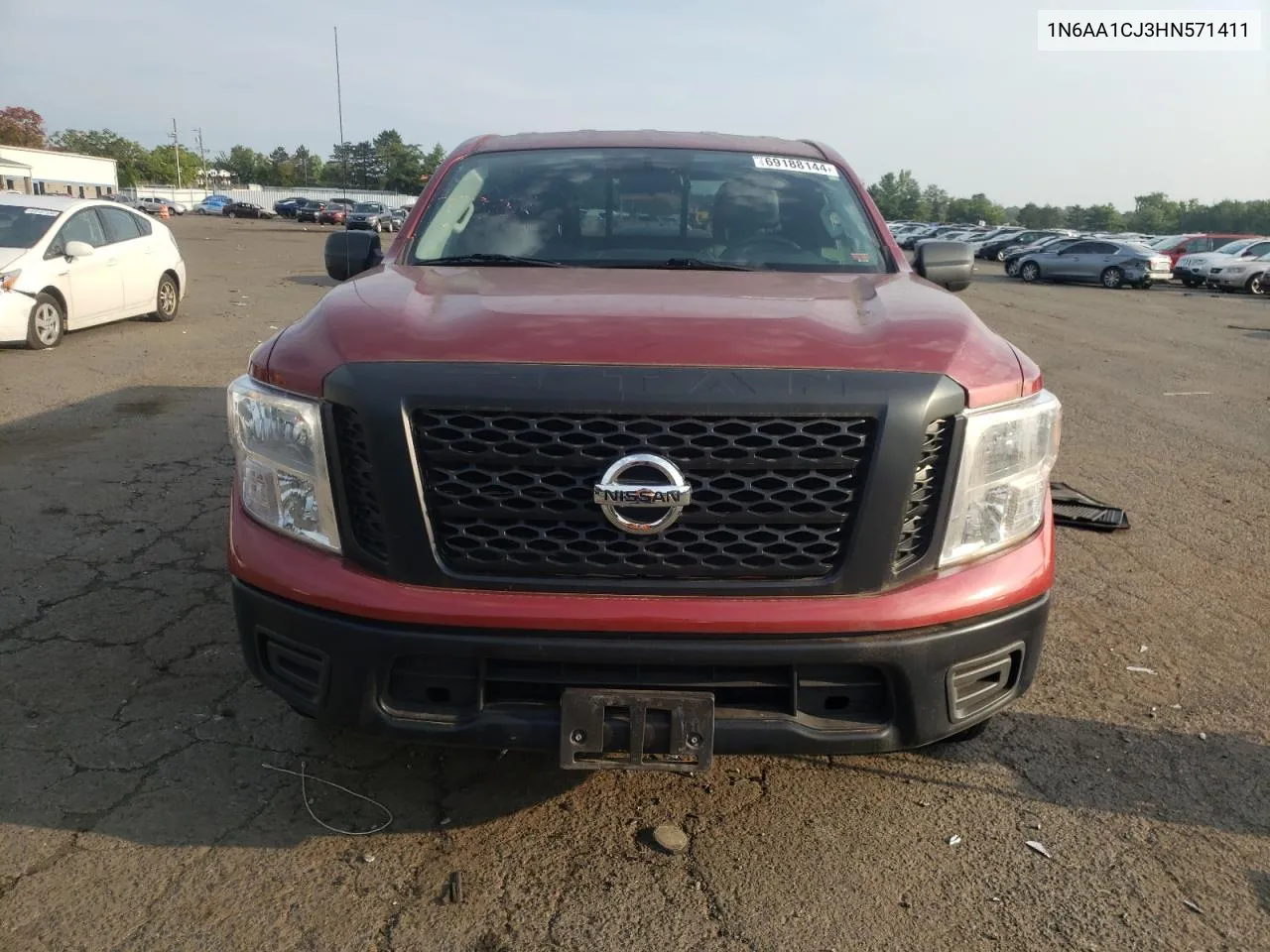 2017 Nissan Titan S VIN: 1N6AA1CJ3HN571411 Lot: 69188144