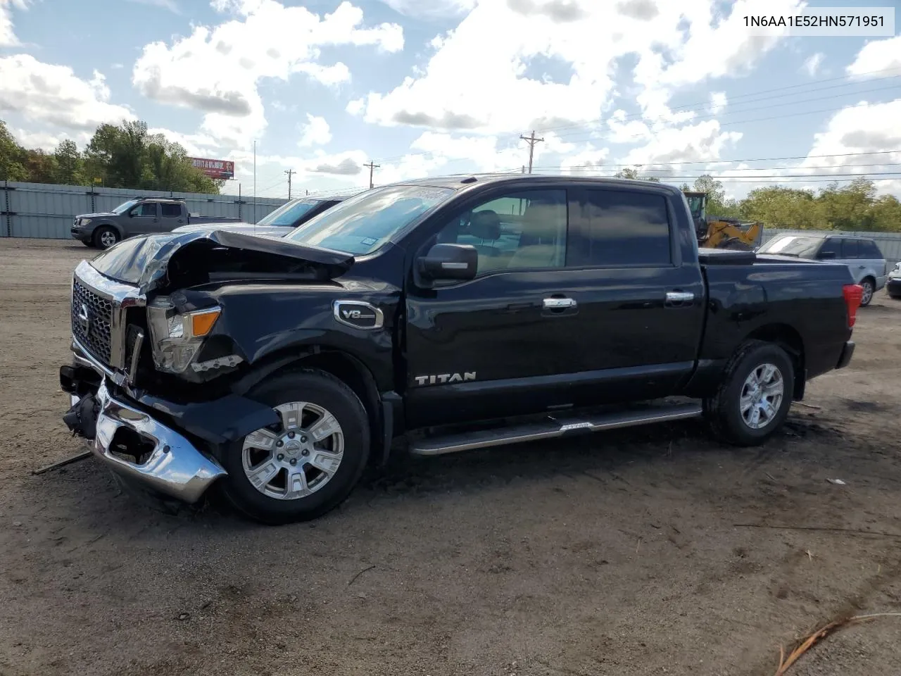 2017 Nissan Titan Sv VIN: 1N6AA1E52HN571951 Lot: 69514054