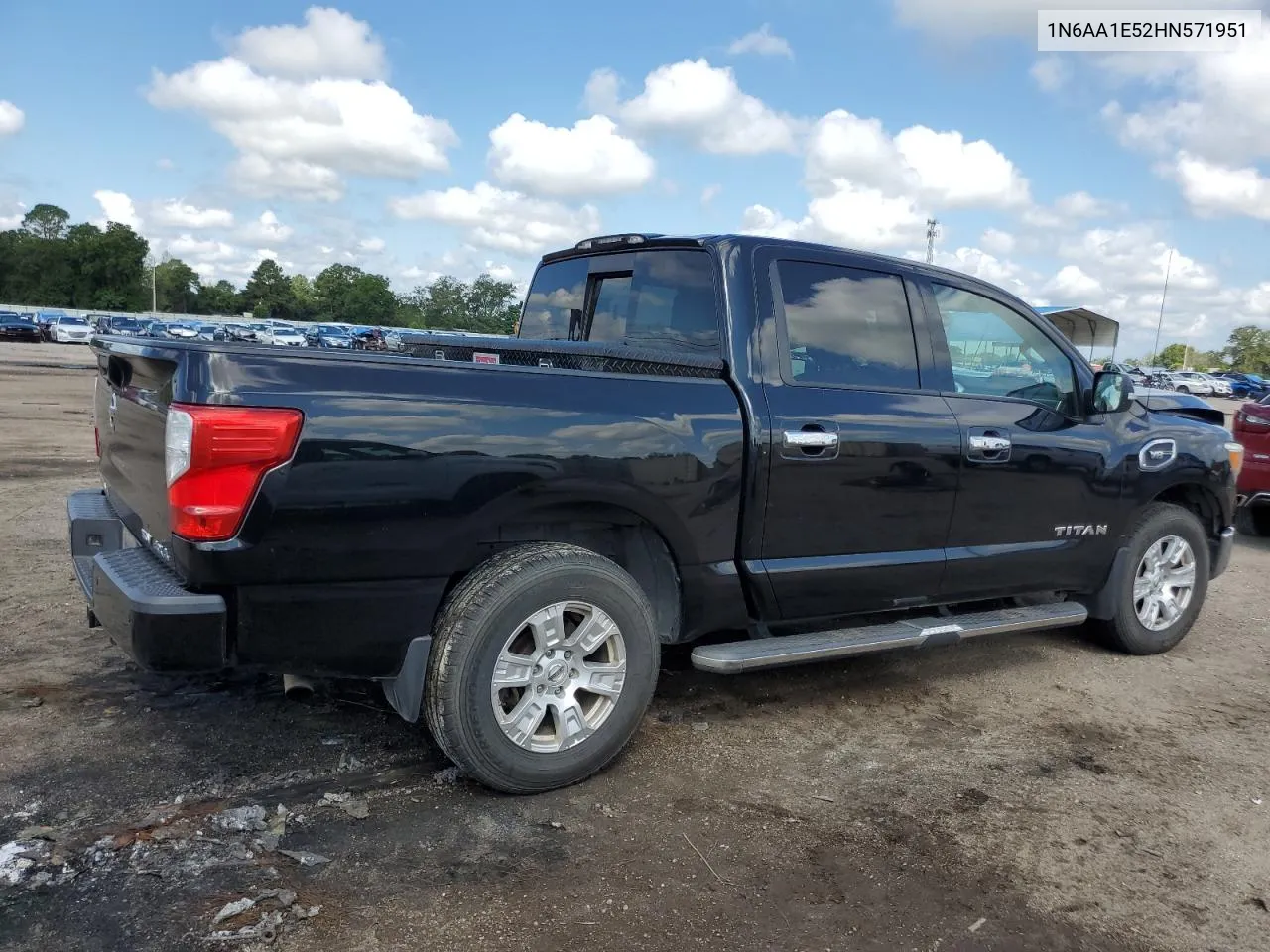 2017 Nissan Titan Sv VIN: 1N6AA1E52HN571951 Lot: 69514054