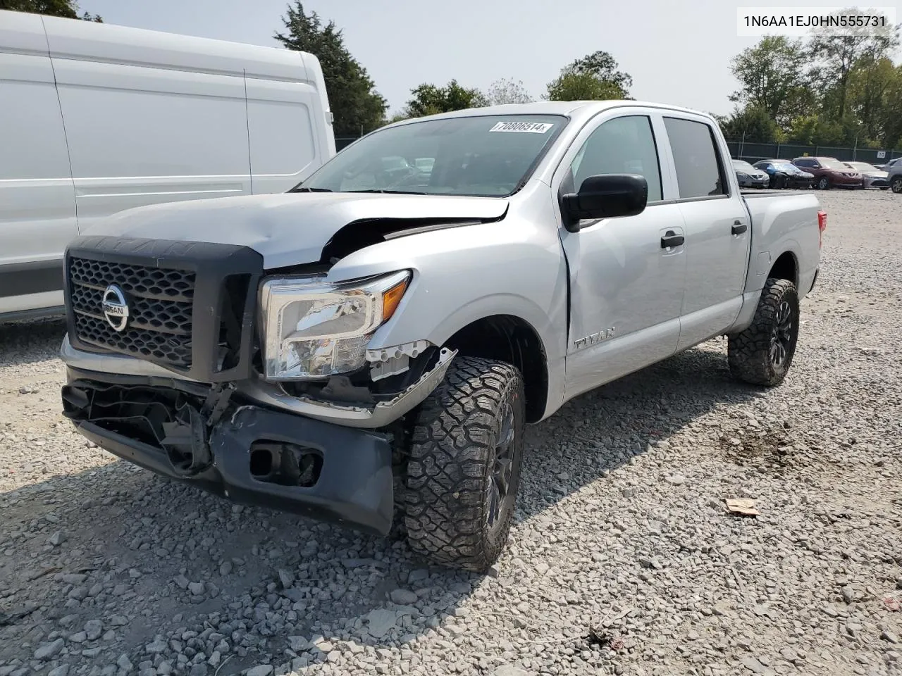 2017 Nissan Titan S VIN: 1N6AA1EJ0HN555731 Lot: 70806514