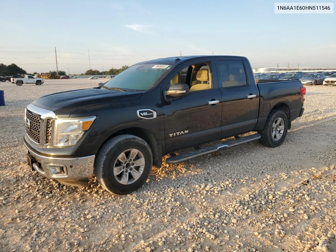 2017 Nissan Titan Sv VIN: 1N6AA1E60HN511546 Lot: 70836644