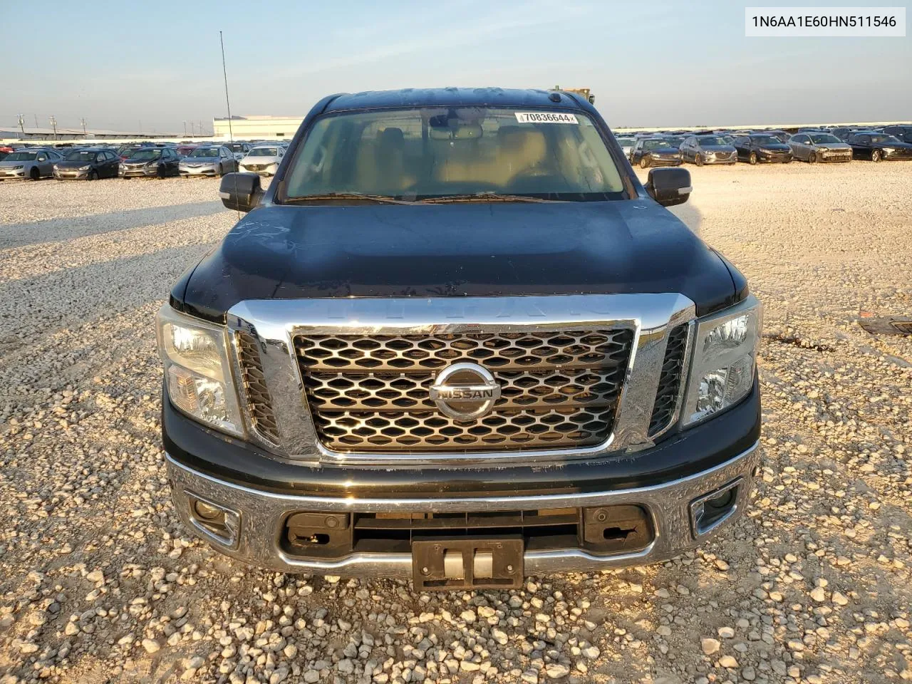 2017 Nissan Titan Sv VIN: 1N6AA1E60HN511546 Lot: 70836644